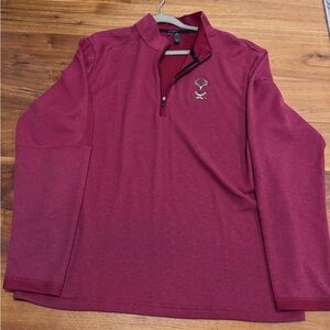 adidas Red Quarter-Zip Hoodie